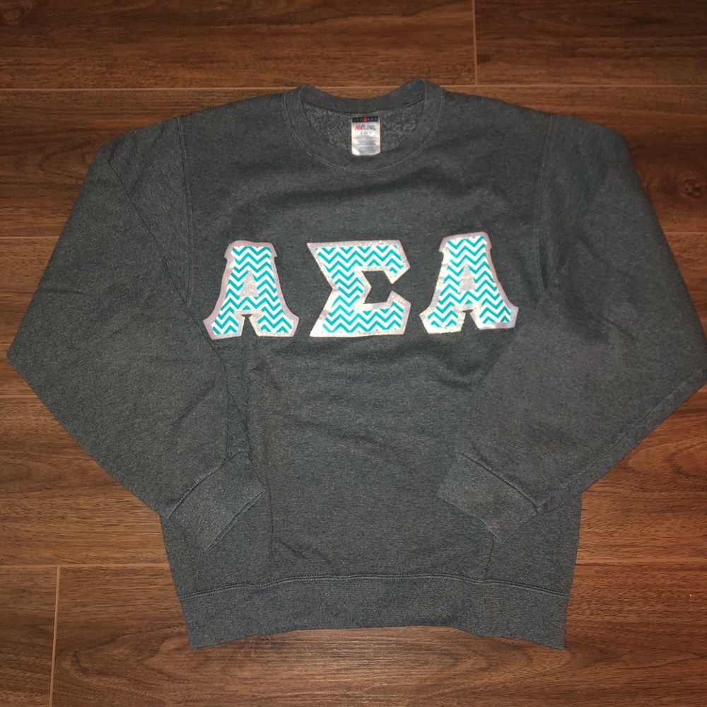 Alpha Sigma Alpha Letter Crewneck